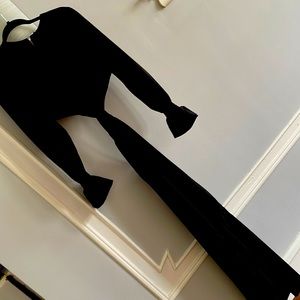 Black Cut Out Flowy Maxi Dress